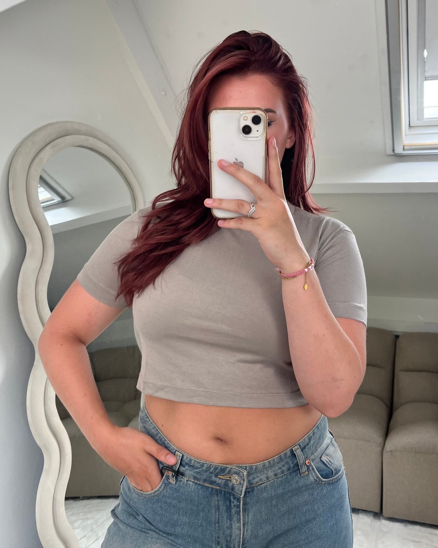 CROPPED TOP (BEIGE)