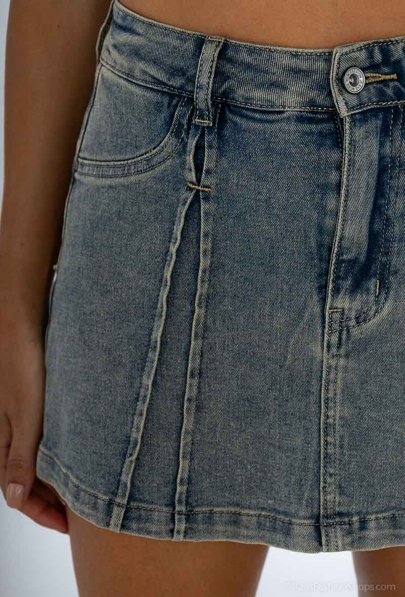 DENIM SKORT