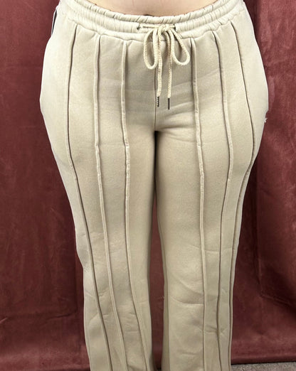 STRIPE JOGGER (BEIGE)